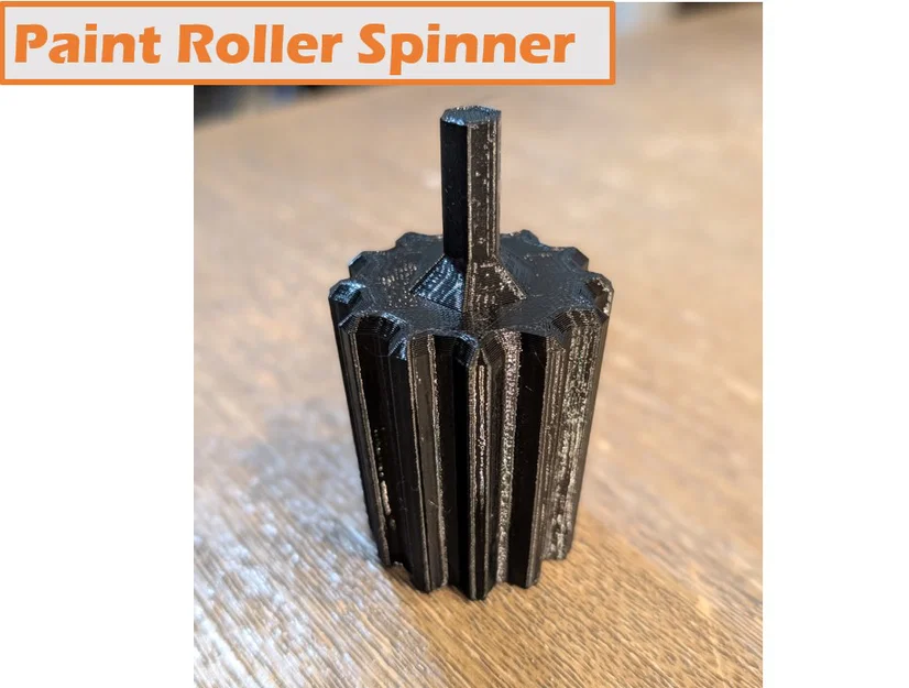Paint Roller Spinner – Đầu gắn máy khoan vắt khô con lăn sơn - Image 1