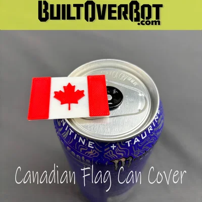 Nắp đậy lon soda cờ Canada (Canadian Flag Soda Can Cover)