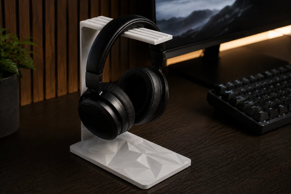 Giá Đỡ Tai Nghe Hình Học Hiện Đại (Geometric Modern Headphone Stand) - Image 1