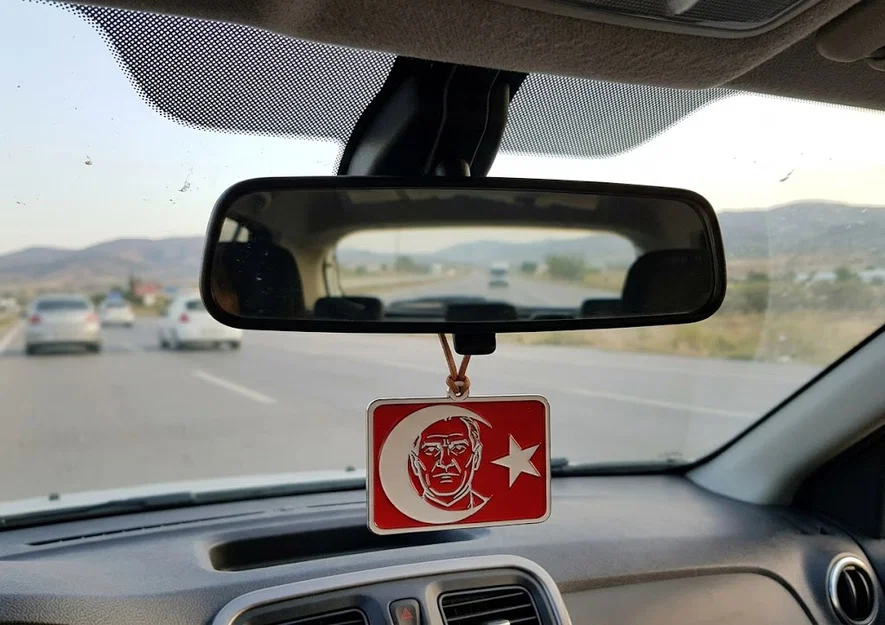 Mô hình treo gương xe Mustafa Kemal Atatürk - Phụ kiện in 3D độc đáo - Image 1