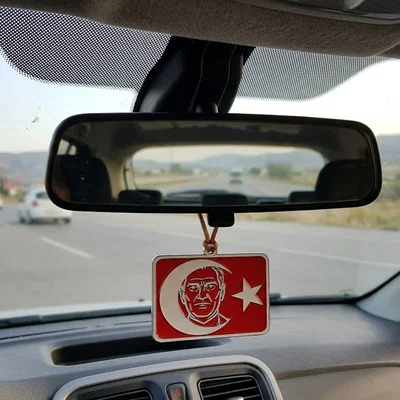 Mô hình treo gương xe Mustafa Kemal Atatürk - Phụ kiện in 3D độc đáo
