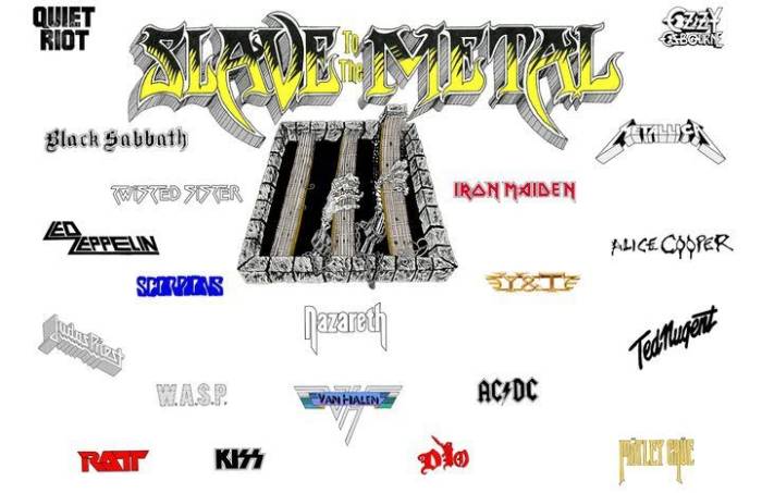 Slave To The Metal – Bảng chữ Heavy Metal dạng cong quét - Image 3