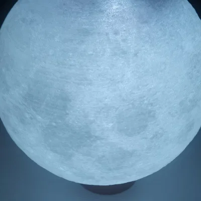 Lithophane Moon LED mod – Ngàm gắn LED & giấu đầu nối wireless