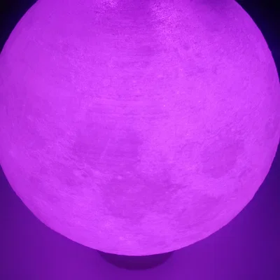Lithophane Moon LED mod – Ngàm gắn LED & giấu đầu nối wireless