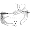 Facial Interface thay thế cho PSVR2, tùy chọn tích hợp top-strap - Thumbnail 1