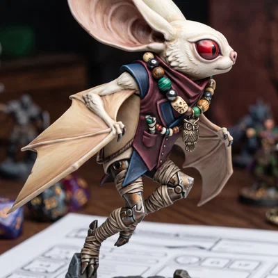 Mô hình Dơi Sưu Tầm Beaded Hoarder Bat cho game RPG và trưng bày
