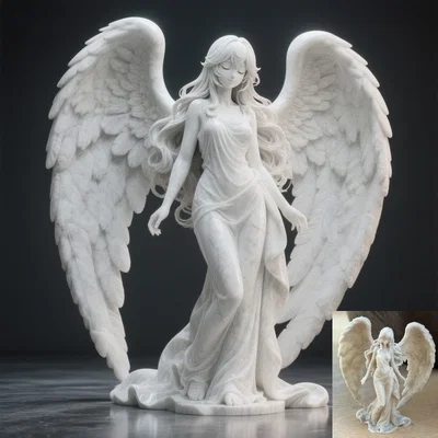 Sexy Anime Angel #2 – Tượng 3D