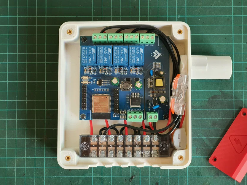 Vỏ in 3D cho ESP32 Relay X4 tích hợp cảm biến I2C - Image 4