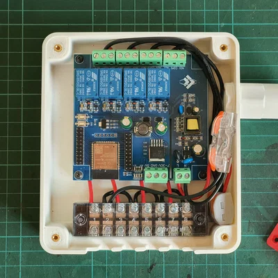Vỏ in 3D cho ESP32 Relay X4 tích hợp cảm biến I2C