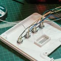 Nắp trước nút nhấn chống nước có đèn cho vỏ ESP32 relay 4 kênh - Thumbnail 2