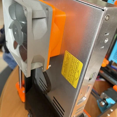 Adapter quạt 60mm sang 80mm cho PSU Mean Well
