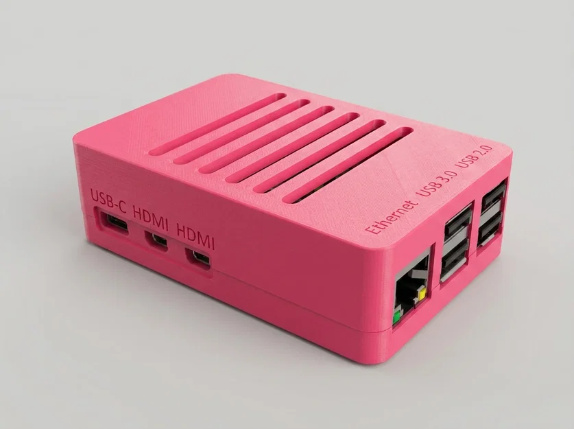 Vỏ Raspberry Pi 5 | Enclosure thoáng khí in 3D, lắp snapfit - Image 1