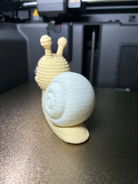 Mẫu 3D In Ốc Sên Crochet Đan Len Dễ Thương (Cute Knitted Crochet Snail) - Image 5
