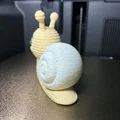 Mẫu 3D In Ốc Sên Crochet Đan Len Dễ Thương (Cute Knitted Crochet Snail) - Thumbnail 5