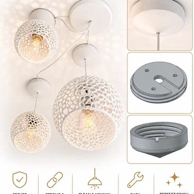Bộ Gắn Đèn Treo Universal Hanging Light Mount