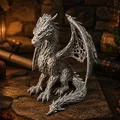 Tượng Rồng Điêu Khắc – Fantasy Guardian (Voronoi Dragon Sculpture) - Thumbnail 1