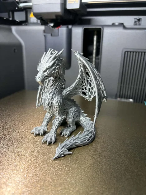 Tượng Rồng Điêu Khắc – Fantasy Guardian (Voronoi Dragon Sculpture) - Image 2