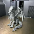 Tượng Rồng Điêu Khắc – Fantasy Guardian (Voronoi Dragon Sculpture) - Thumbnail 2