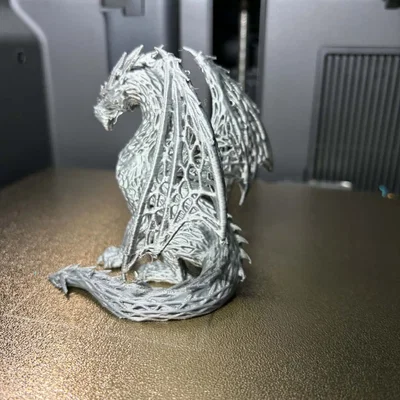 Tượng Rồng Điêu Khắc – Fantasy Guardian (Voronoi Dragon Sculpture)