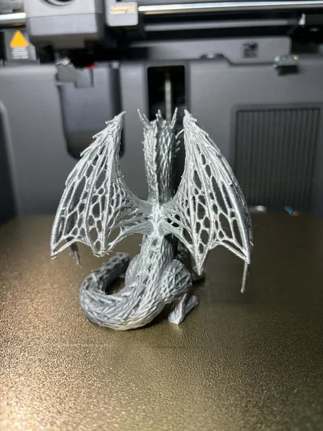 Tượng Rồng Điêu Khắc – Fantasy Guardian (Voronoi Dragon Sculpture) - Image 5