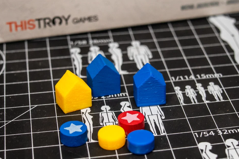 Bộ khay nhựa in 3D cho Micro City Game Organizer v2 - Image 3