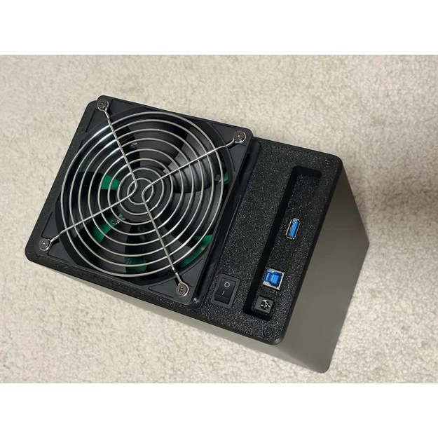Ngàm chuyển đổi quạt 120mm cho CENMATE 6 Bay giảm tiếng ồn - Image 1