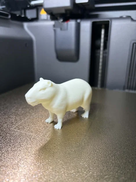 Tượng Capybara Chân Thực – Decor Thú Tối Giản - Image 2