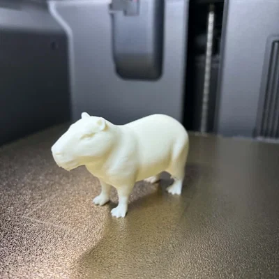 Tượng Capybara Chân Thực – Decor Thú Tối Giản