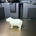 Tượng Capybara Chân Thực – Decor Thú Tối Giản - Thumbnail 3