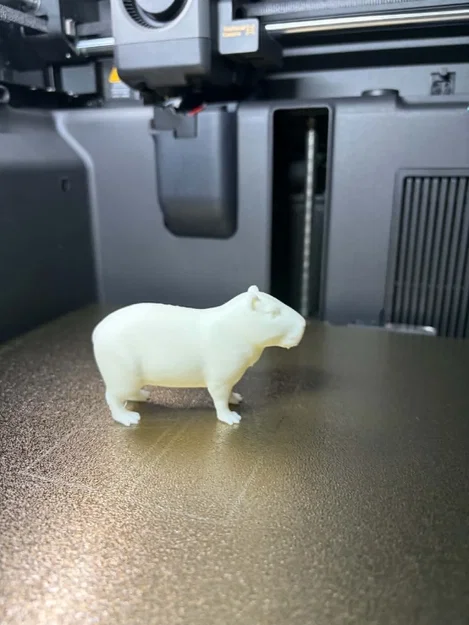 Tượng Capybara Chân Thực – Decor Thú Tối Giản - Image 4