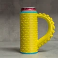 Ống bọc lon vảy cá tay cầm xúc tu (Tentacle Fish Scaled Can Cozie) - Thumbnail 6