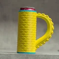 Ống bọc lon vảy cá tay cầm xúc tu (Tentacle Fish Scaled Can Cozie) - Thumbnail 7