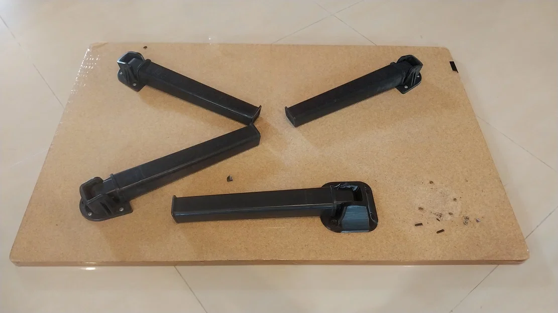 Phụ kiện thay thế chân bàn gấp mini (Mini Foldable Table Leg Replacement) - Image 1