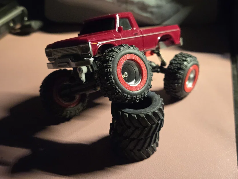 Bộ khóa giảm xóc tùy chỉnh cho xe Jiabaile 1/36 Crawler - Image 2