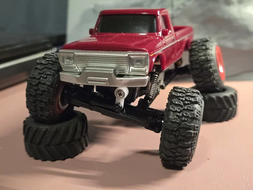 Bộ khóa giảm xóc tùy chỉnh cho xe Jiabaile 1/36 Crawler - Image 4