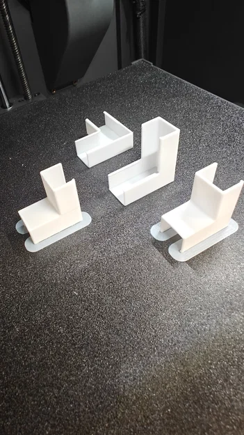 Bộ khớp nối góc 10x15mm cho nẹp luồn dây điện - Tự in 3D - Image 2
