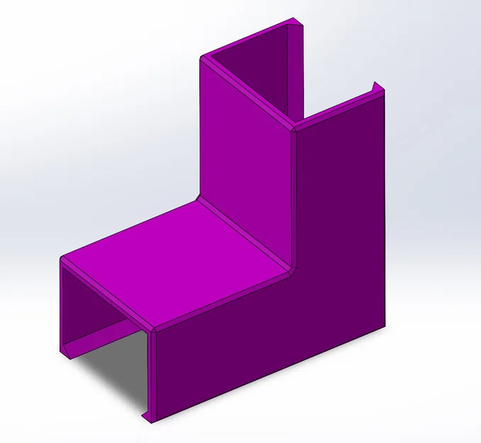 Bộ khớp nối góc 10x15mm cho nẹp luồn dây điện - Tự in 3D - Image 4