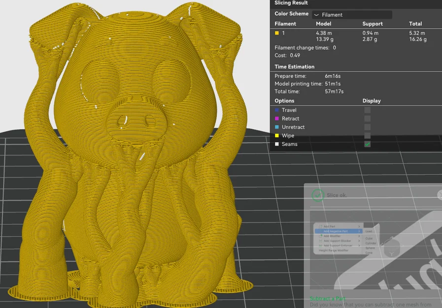 Mô hình 3D chú heo mắt to dễ thương (Funny Pig with big eyes) - Image 4