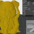 Mô hình 3D chú heo mắt to dễ thương (Funny Pig with big eyes) - Thumbnail 4