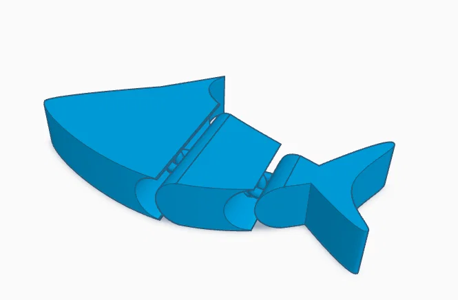Mô hình chú cá chuyển động linh hoạt (Articulated Fish) in 3D - Image 1
