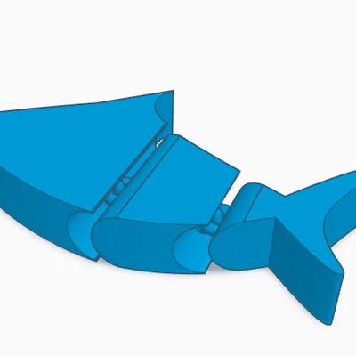 Mô hình chú cá chuyển động linh hoạt (Articulated Fish) in 3D