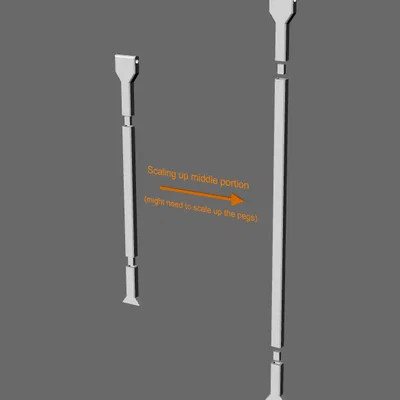 Stem trưng bày Age of the Primes có thể kéo dài (Extendible Display Stem)