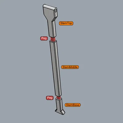 Stem trưng bày Age of the Primes có thể kéo dài (Extendible Display Stem)