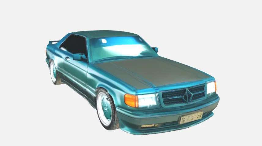 Mercedes-Benz 560 SEC AMG Widebody – Mô hình 3D coupe Đức kinh điển - Image 1