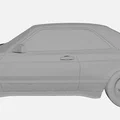 Mercedes-Benz 560 SEC AMG Widebody – Mô hình 3D coupe Đức kinh điển - Thumbnail 4