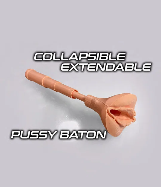 Pussy Baton gấp gọn, kéo dài (Collapsible extendable) - Image 1