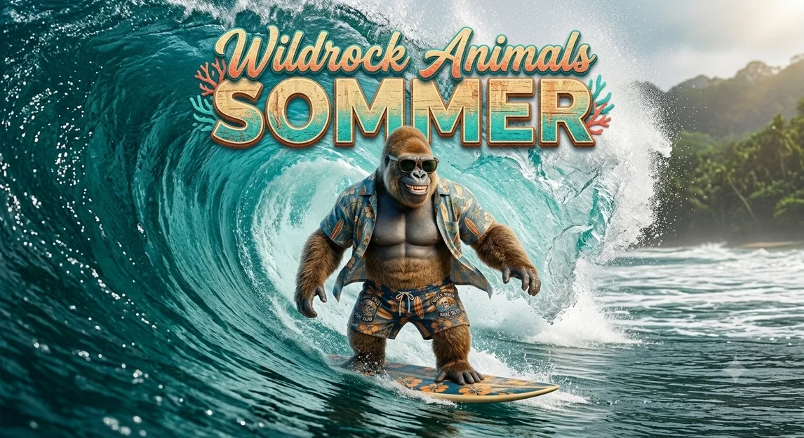 Gorilla #1 WildRock Animals Sommer – Khỉ đột phiên bản mùa hè - Image 1
