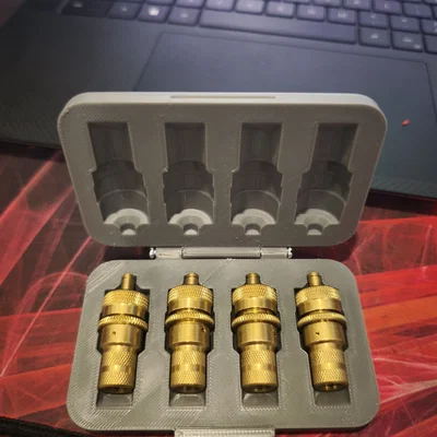 Hộp đựng van xả hơi lốp xe 4WD (Tyre Deflators Box) in 3D