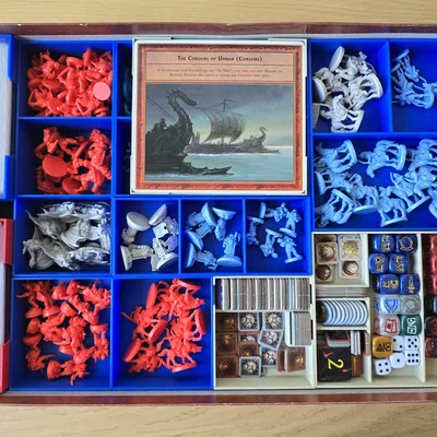 Insert War Of the Ring + Lords + Warriors + Kings (đựng chung 1 hộp)