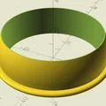 Bộ tạo khuôn cắt bánh tròn tham số (Parametric round cookie cutter generator) - Thumbnail 1